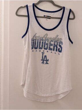 Los Angeles Dodgers Womens Tank Top By G-III 4Her Genuine MLB Merchandise Size M